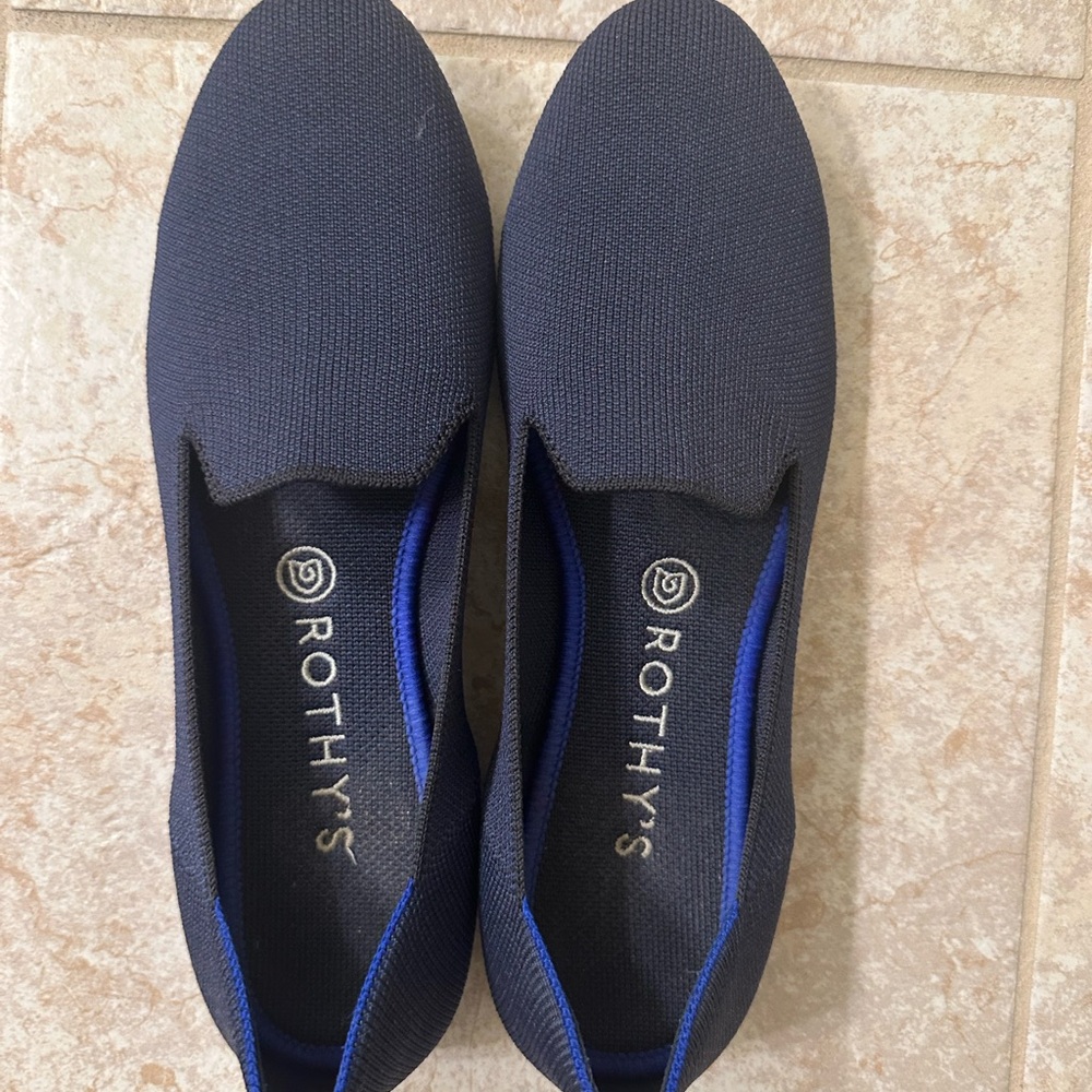 Rothy's Women’s Blue Slip-On Shoes